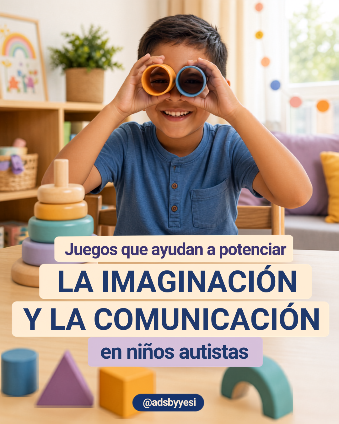Pieza de feed: juegos que potencian la imaginación y comunicación en niños autistas